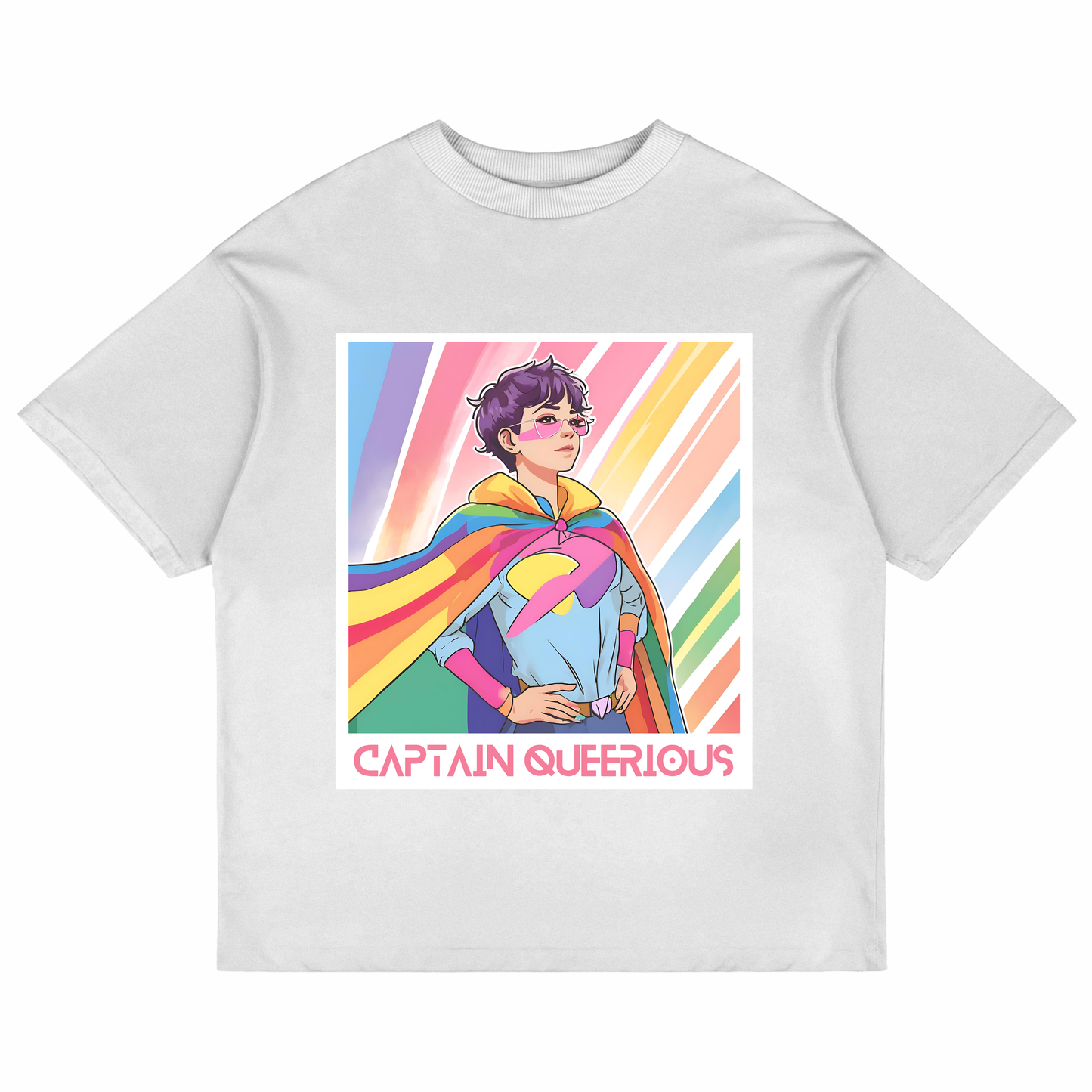 Captain Queerious Oversized T-Shirt