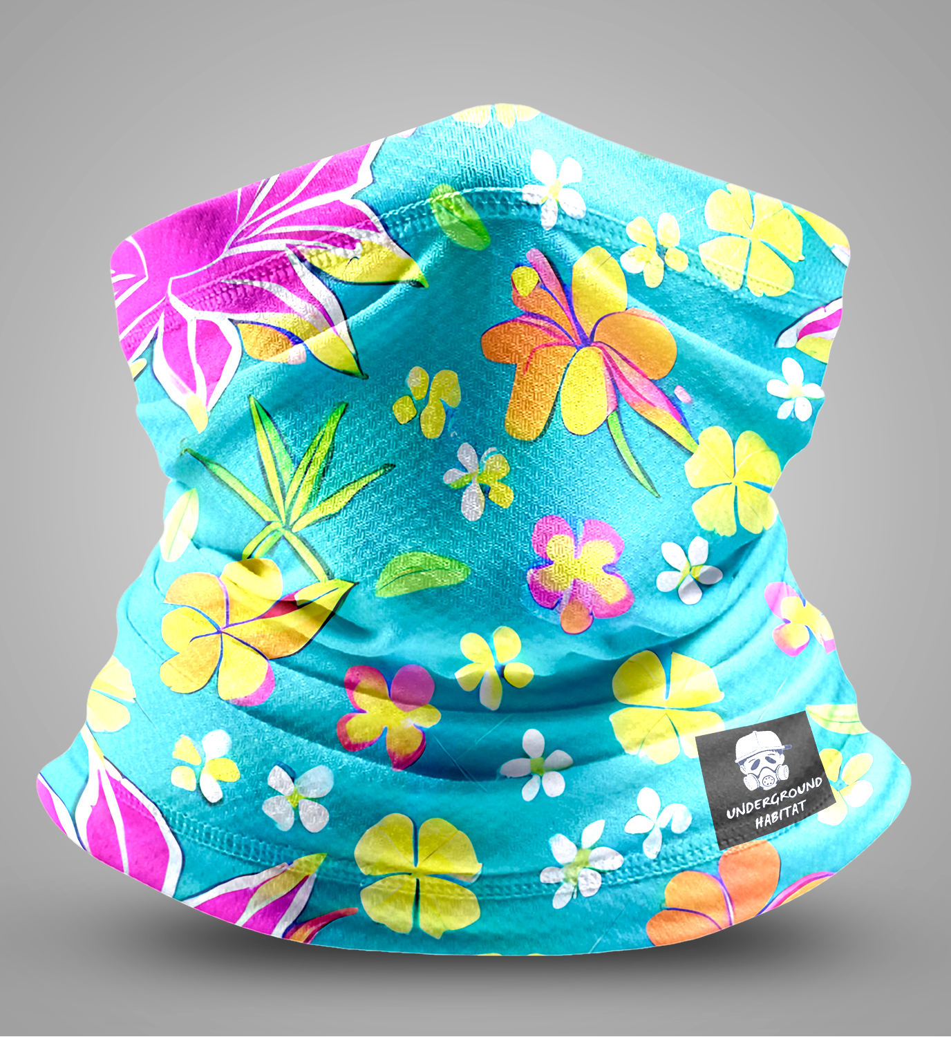 Tropical Splash Bandana Wrap