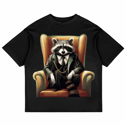 Boss Raccoon Oversized T-Shirt