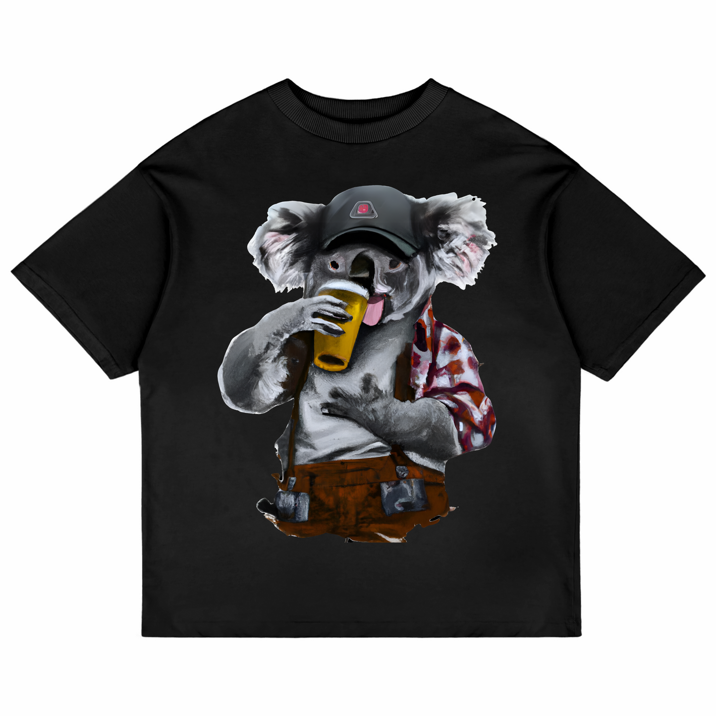 Trucker Koala Oversized T-Shirt